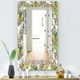 thumbnail image 3 of DESIGN ART Designart 'Tropical Mood Foliage 15' Bohemian and Eclectic Mirror - Modern Printed Wall Mirror 27.6 in. wide x 39.4 in. high, 3 of 5