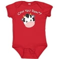 thumbnail image 3 of Inktastic Cow You Doin'? Cute Cow Boys or Girls Baby Bodysuit, 3 of 5