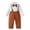 Brown, variant on WUANDIXFA Baby Boy Outfits Children's Suit Boys Gentleman Set Piano Hosting Performance Dress Flower Boys Weekend Birthday Suit Boys Suit Khaki,5-6 Years