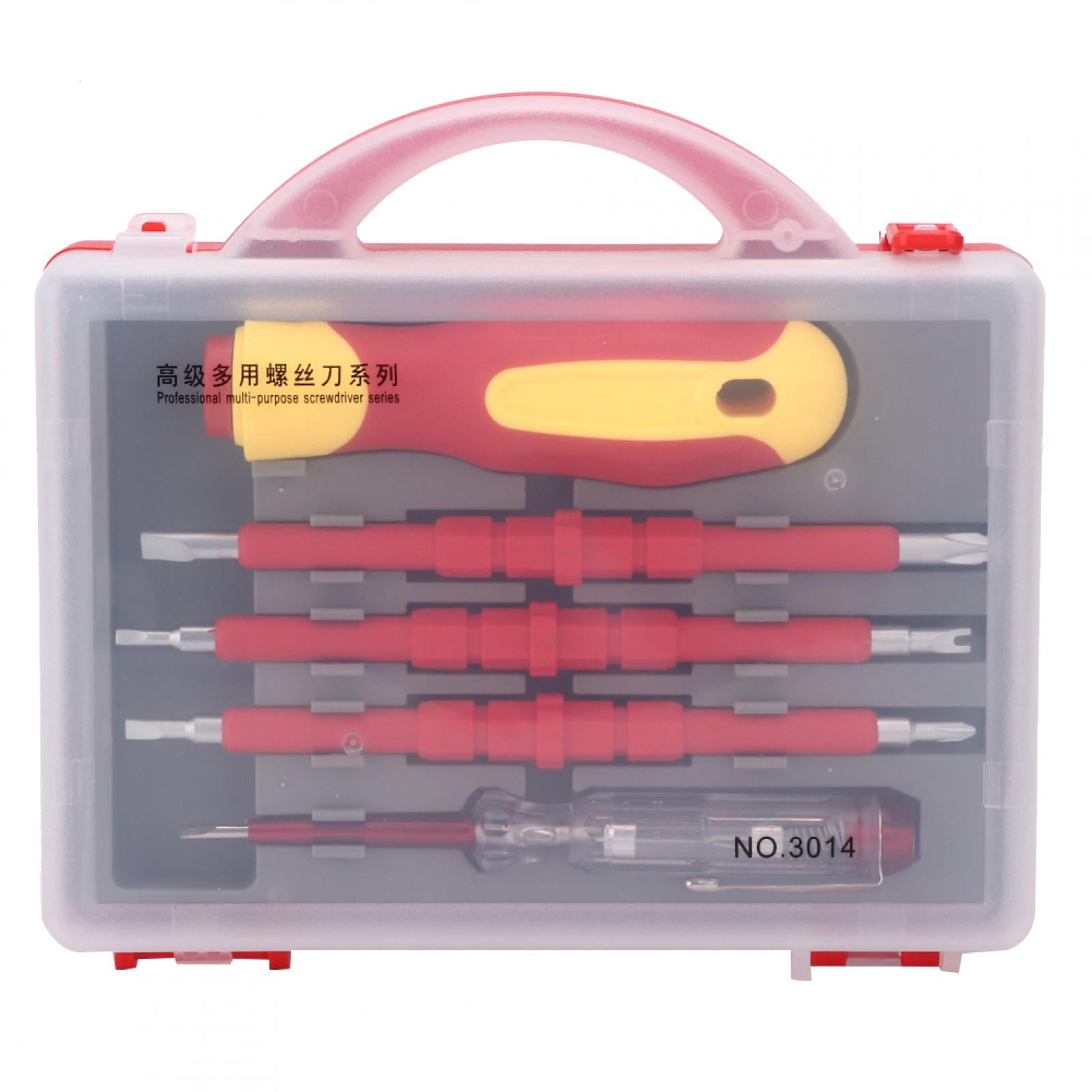 Insulated Screwdriver Set,5pcs Insulated Screwdriver Set Electrician Screwdriver Set Screwdriver Kit Optimized for Excellence