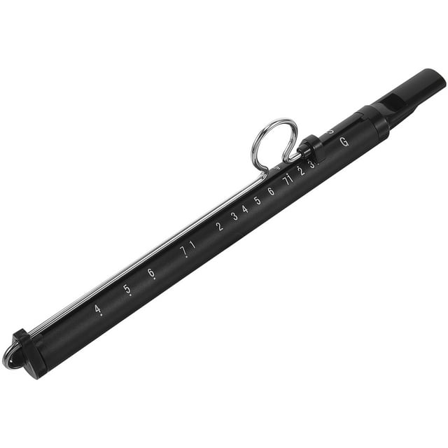 Slide Whistle Instrument for Kids and Adults at Home Black Aluminum Alloy ABS Material 6.3 Inches