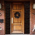 thumbnail image 3 of Door bat hanging vertical banner 2pcs Halloween Decoration Door Decoration Outdoor Porch Hanging Banner Glow In The Dark Bat Flag, 3 of 4
