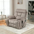 thumbnail image 3 of JUUXO Oversized Recliner Chair Lay Flat 71" Length, Large Power Lift Chair for Elderly, Extra Wide Heated Massage Chair for Big and Tall in 26" Seat Width, 400 lbs, 3 of 6