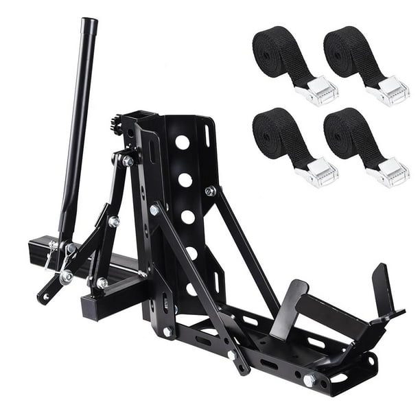 Yescom 800lb Moto Remorque Attelage 2 Récepteur De Remorquage Scooter  Transporteur Acier Hauler Attelage Support De Montage 