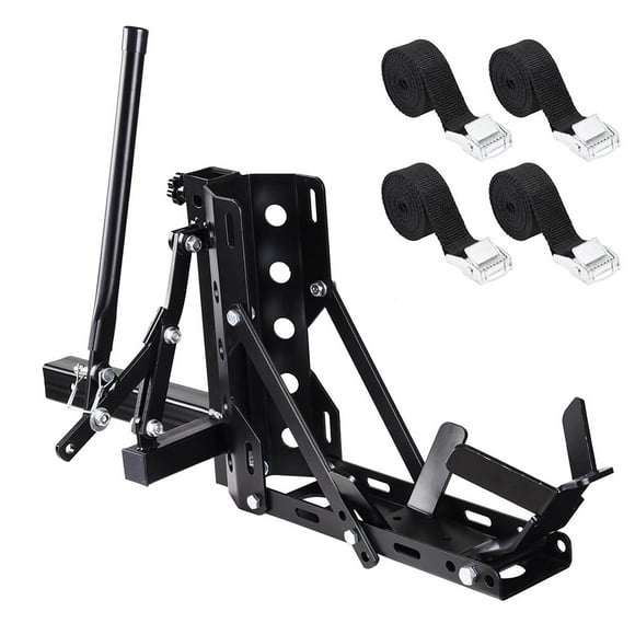 Yescom 800lb Motorcycle Trailer Hitch 2" Tow Receiver Scooter Carrier Steel Hauler Hitch Mount Rack