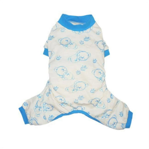 Pooch Outfitters Milo Pajama - Blue - Small