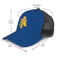 thumbnail image 4 of North Carolina A&T Aggies Curved Brim Mesh Baseball Cap Casual Sun Hat For Unisex, 4 of 5