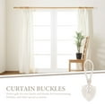 thumbnail image 4 of 4 Pcs Supports de Rideaux Décoratifs Chambre Salon Attaches de Rideaux Style Ferme pour Rideaux, 4 of 6