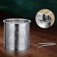 thumbnail image 4 of Mini Stainless Steel Deep Fryer with Basket for Chicken Fries Cutlets 1-Piece, 4 of 7
