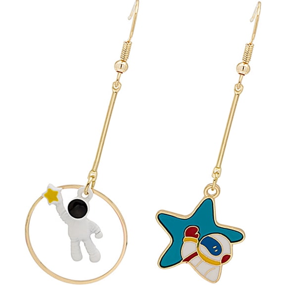 SHOWERORO Hanging Earrings Multi 1 Pair 2.83x0.98x0.2in