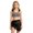 Black, variant on Shadoumai Girls Tankini Swimsuits Cutout Bikini Sets for Teen Girls Adjustable Straps Tankini for Girls 2 Pieces Cute Ruffle Girls Dress Up Clothes