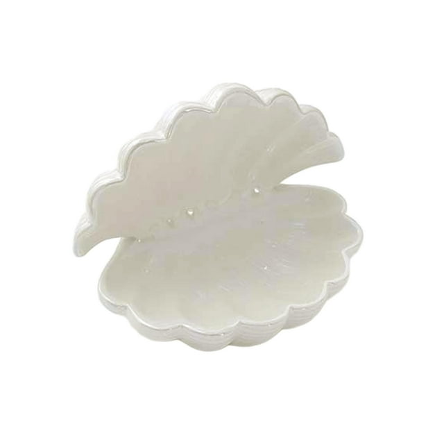 Joyero de cerámica Yuyangstore Organizador de joyas blanco Vitrina