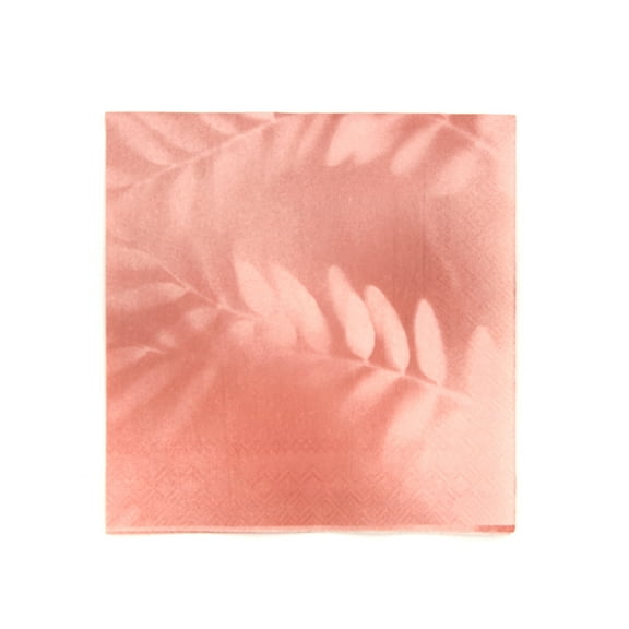 ForYourParty.com Leaf Napkins 20 Pack - Rose
