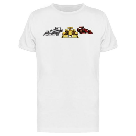 Race Cars T-Shirt Men -Image by Shutterstock, Male Medium
