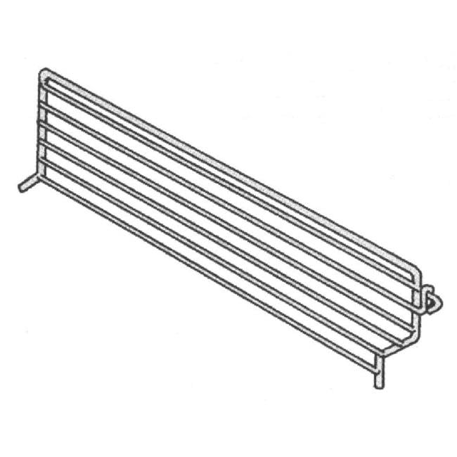 Lozier Store Fixture BFD317 3 x 17 in. Bcp Wire Divider Pack Box of