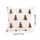 thumbnail image 3 of Funda de cojín decorativa navideña | Funda de cojín cuadrada de 45 x 45 cm para sofá y cama | Poliéster con cremallera oculta | Decoración navideña para el salón, 3 of 6