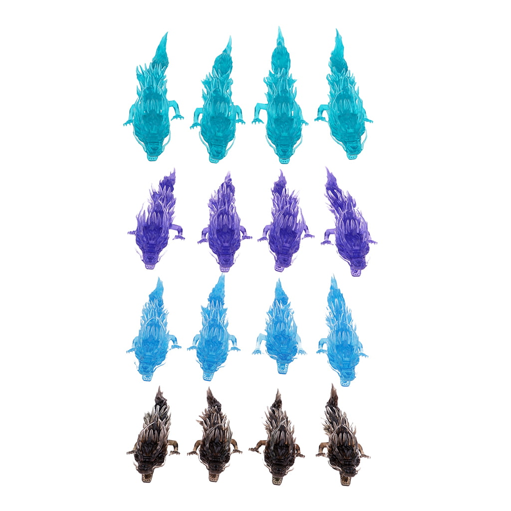 For Saint Seiya Robot Model Dragon Shiryu Cool Effects Blue Purple Set of 8 