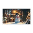 thumbnail image 2 of ufehgfjh 50% Off Clear Christmas Garage Door Decorative Cover Winter Snowman Garage Door Cover Christmas Garage Door Background Decorative for Holiday Party Background Supply, 2 of 5