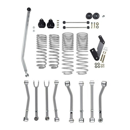 Rubicon Express RE7140P Super-Flex Suspension Lift Kit Fits 07-18 Wrangler (JK) Fits select: 2015-2018 JEEP WRANGLER UNLIMITED, 2012-2014 JEEP WRANGLER