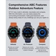 thumbnail image 2 of LAATIKUI DTG1 Smart Watch GPS Compass Fitness Tracker 3ATM Waterproof Mobile Smart Watch, 2 of 16