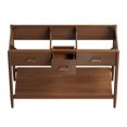 thumbnail image 6 of Vanity Cabinet (Sink not included), Walnut, Wood, Mid Century Hotel Bedroom Bathroom, Modern Contemporary HB36358, 6 of 10