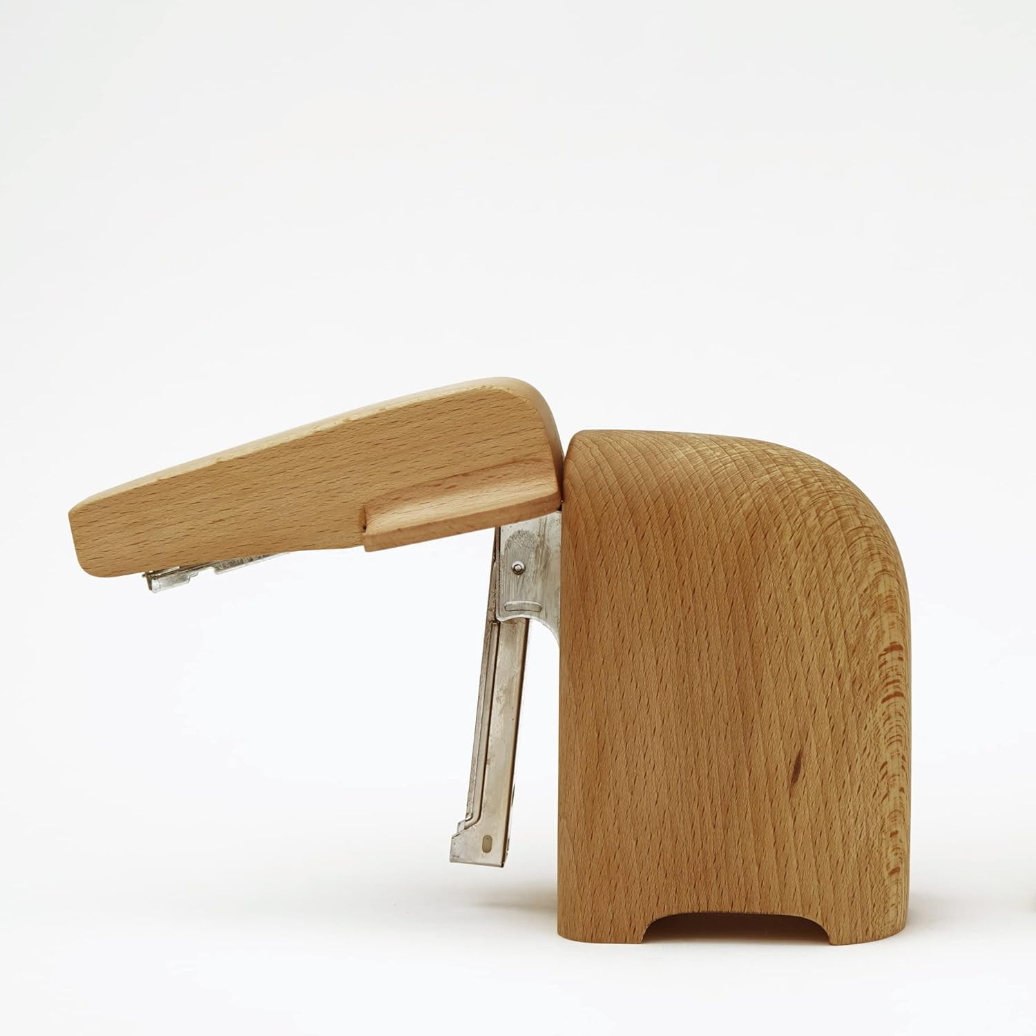 Suck UK Elephant Stapler | Elephant Gifts for Animal Lovers | Wooden Elephant Desk Accessories | Office Supplies for Unforgettable Desk Decor | Office Desk Staplers | Elephant Decor | Large