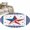 Red Blue, variant on Independence Day 2'x6' Runner Rugs for Hallway Kitchen Bedside Non Slip Washable, American Flag Star Wooden Buffalo Check Entryway Rug Runners with Rubber Backing, Long Carpet Runner for Laundry Room