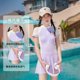 thumbnail image 2 of Girls Swimwear Sanrios Anime Hello Kitty Cinnamoroll Kuromi Kids Summer Swimsuit Quick Drying Beachwear Children Bathing Suits, 2 of 4