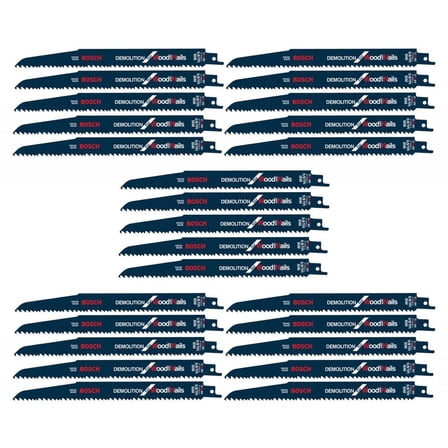 Bosch 25 Pack of Genuine Recip Blades # RDN9VB-25PK