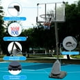 Tcbosik Movable Basketball Stand with Transparent Backboard, Portable