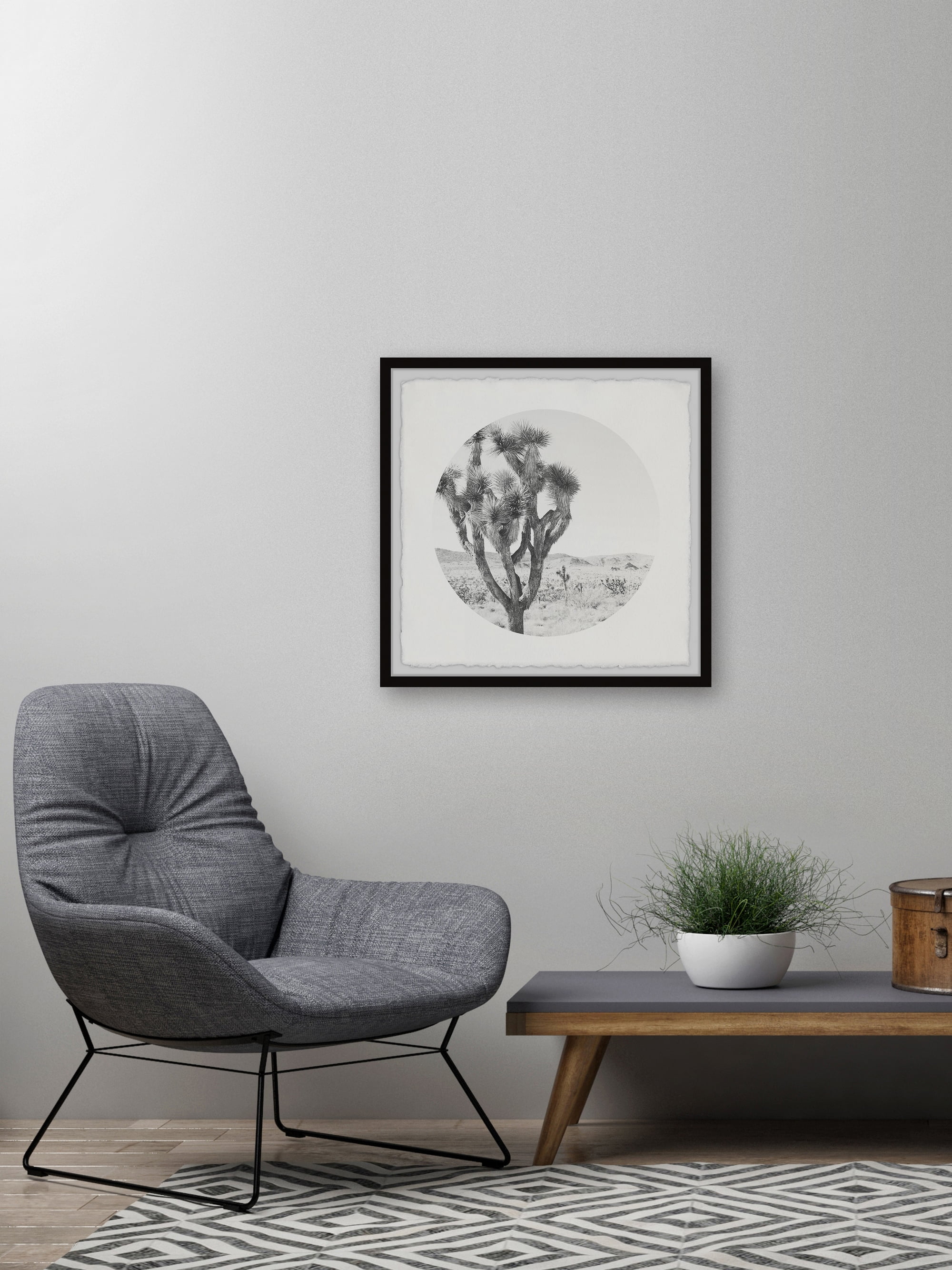 Marmont Hill Desert Cacti Framed Wall Art, 18" x 18"