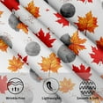 thumbnail image 3 of Fall Tablecloth Round 60 Inch - Autumn Maple Leaf Table Cloth Stone Dots Table Cover Fall Decorations for Kitchen Dining Seasonal Thanksgiving Farmhouse, 3 of 8