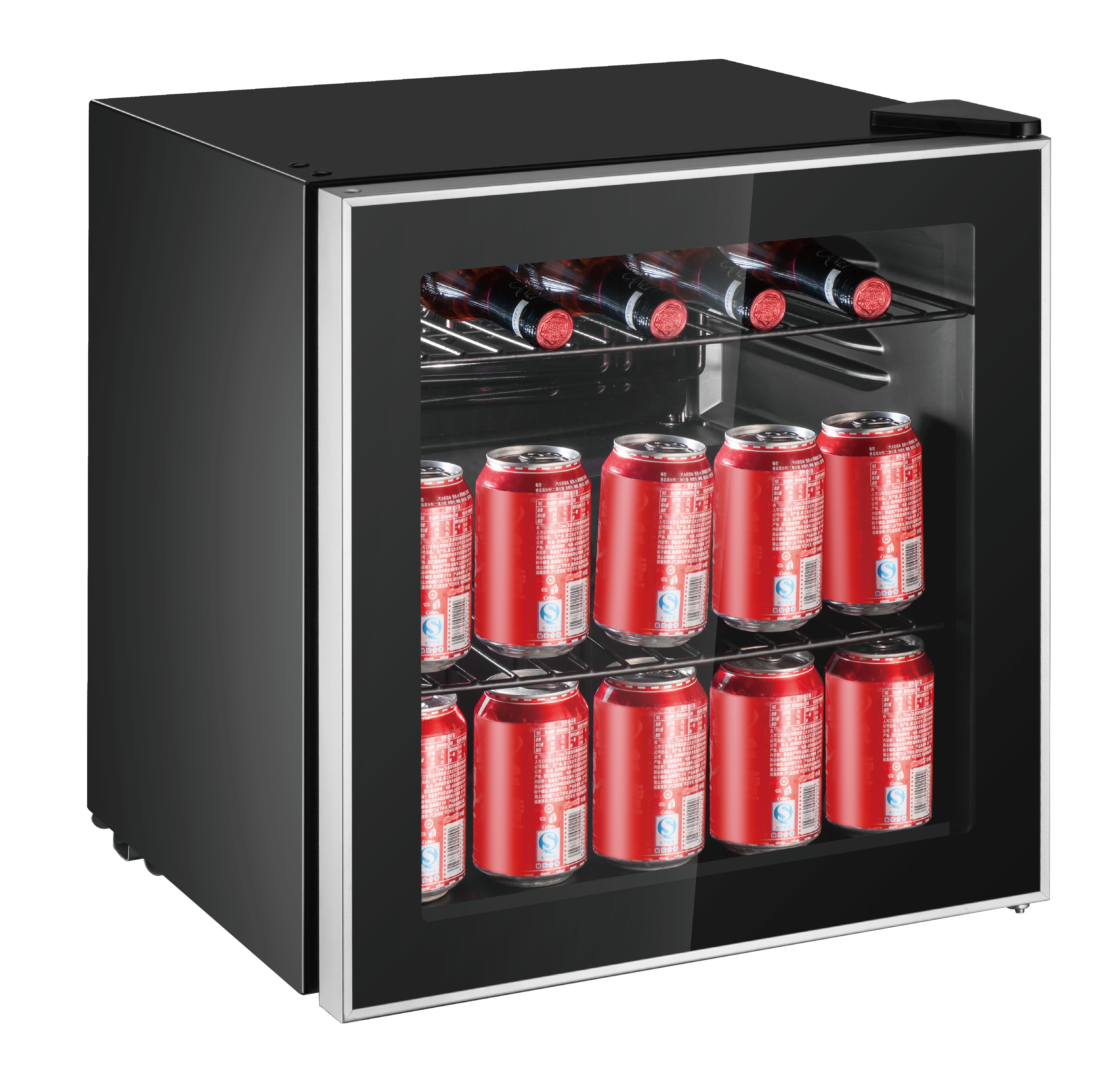Photo 1 of DENTED  EDGE Frigidaire 70 Can Beverage Refrigerator, (EFMIS164-CU) Black