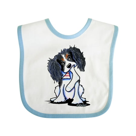 

Inktastic Tri Color King Charles Spaniel Gift Baby Boy or Baby Girl Bib