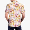 thumbnail image 6 of Wukai Colorful Floral Men’s Polo Shirts,Quick-Dry Athletic Shirt,Classic Fit Shirts-X-Large, 6 of 8