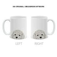 thumbnail image 3 of WIRESTER 11 Oz Ceramic Tea Cup Coffee Mug With Handgrip for Gifts, White Toy Poodle Puppy, 3 of 8