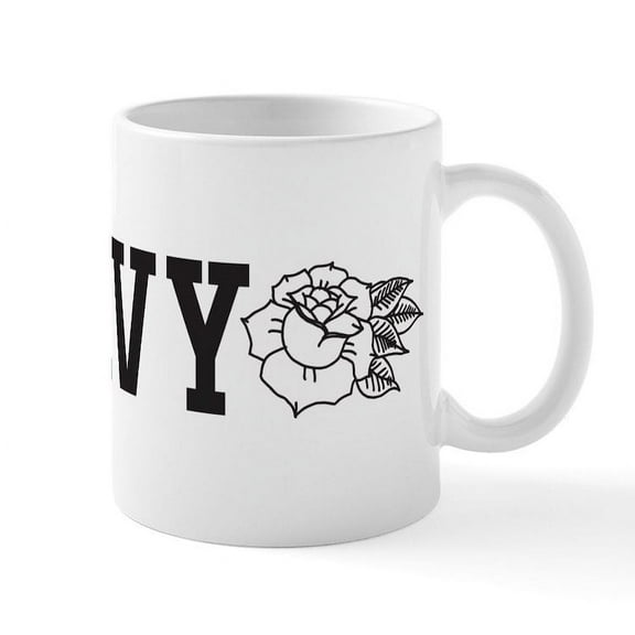 CafePress - Navy - 11 oz Ceramic Mug - Novelty Coffee Tea Cup