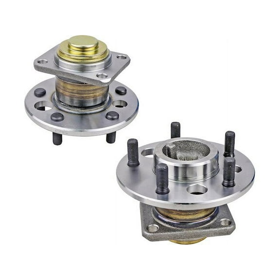 Rear Wheel Hub Assembly Set - Compatible with 2002 - 2008 Chevy Impala 2003 2004 2005 2006 2007