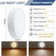 thumbnail image 2 of Motion Sensor LED Night Light, USB Rechargeable, 1W Auto Light with 3 Modes for Kitchen, Bedroom, Hallway, Stairs, Garage, Pack of 3, 2 of 5