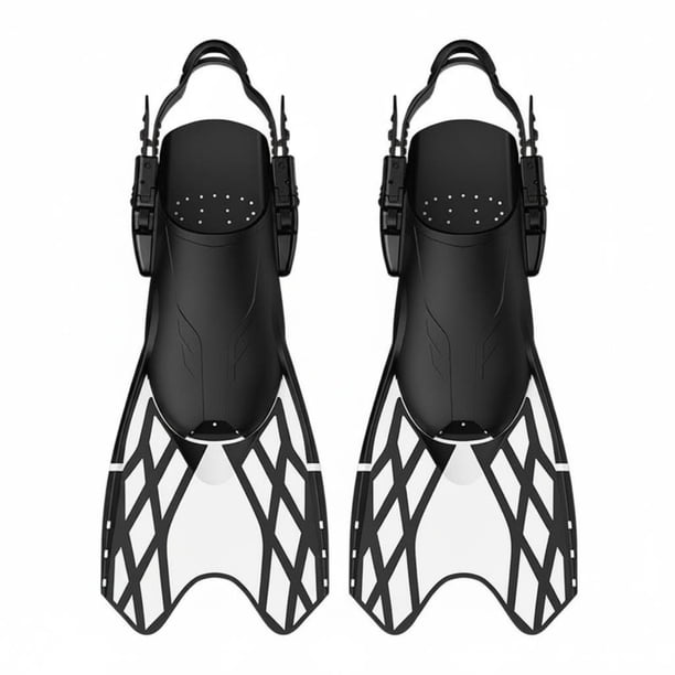 predolo Aletas de Snorkel Ajustables Ajustable Aletas de Esnórquel Ajustables Diseño Antideslizante Equipo Acuático para Adultos, Principiantes, Piscina, Mar