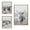 Natural, variant on Kate and Laurel Sylvie Herd of Highland Cows BW Left and Right and Highland Cow Mountain Landscape Framed Canvas Wall Art Set by The Creative Bunch Studio, 3 Piece Set Gray, Farm Animal Art
