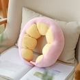 thumbnail image 4 of Homerr U-shaped Travel Pillow Portable Travel Pillow Neck Support Cushion -Soft Breathable Washable Non-Fading Adjustable Airplane Car Travel Cushion Memory Foam Neck Pillow, 4 of 9