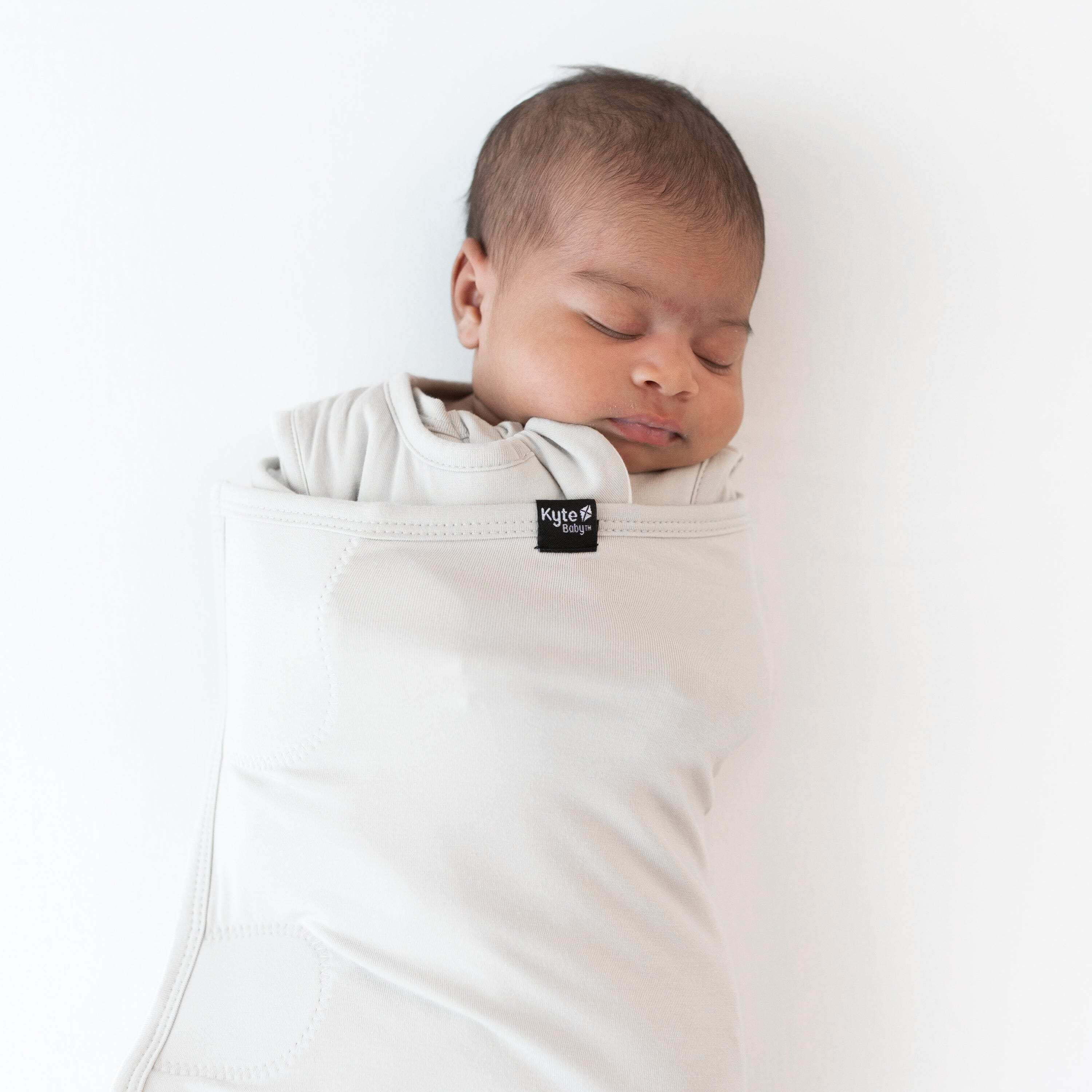 Kyte Baby Sleep Bag Swaddler in Oat with Removable Swaddle Wrap, 1.0 Tog, Size XS