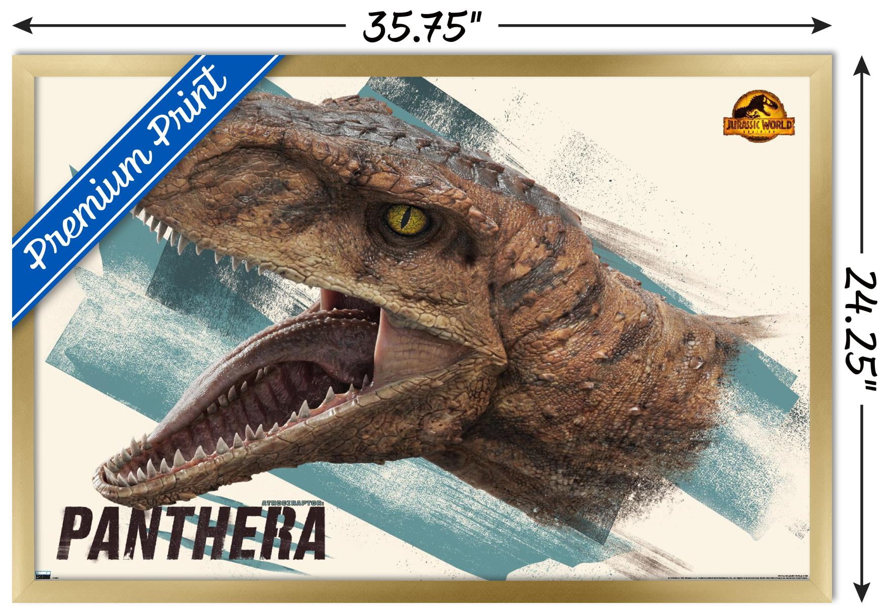 Jurassic World: Dominion - Panthera Wall Poster, 22.375" x 34" Framed