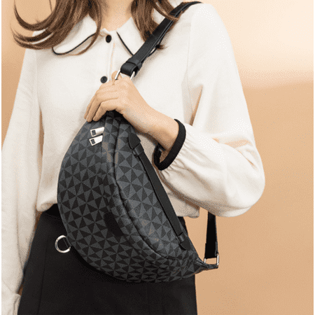 Merkaren Womens White Checkered Tote Shoulder Bag Purse With Inner