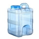 thumbnail image 3 of Contenedor de de almacenamiento de agua portátil azul transparente de 15L para Camping, automóvil, fácil de limpiar, ligero, duradero,, 3 of 7