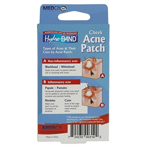 Acne Care Pimple Patch Absorbing Cover Cheek Size Acne Spot Treatment