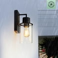 thumbnail image 4 of Aplique de Pared Exterior GLOBE Electric 60000025 de 1 Luz, Negro, 4 of 8