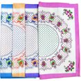 thumbnail image 4 of Royal Mart Premium Cotton Handkerchiefs - 11*11 Soft Prints for Women/Girls (Pack of 08, Multicolor. Designs Will Vary as per Availability), 4 of 4