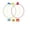 Random color-1pc, variant on Pool Toys Diving Rings - 1PCS Swim Thru Rings Pool Game Diving Toys with Dive Ring Fun Water Swimming Toy for Boys Girls Kids Teens Adults(random color)